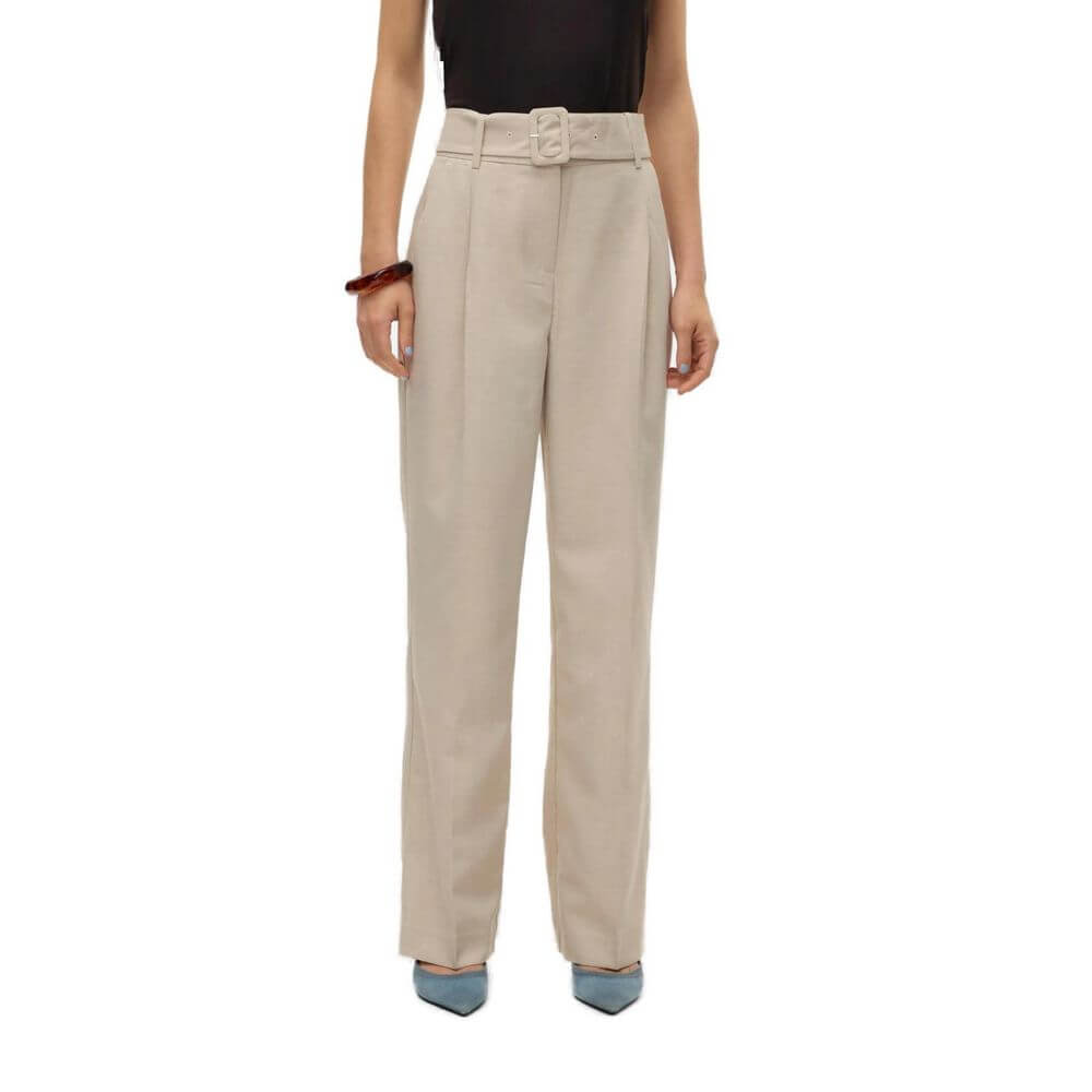 Vero Moda Gray Polyester Pant