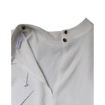 Patrizia Pepe White Mock Neckline Sleeveless Tank Blouse Top TSH86736-38