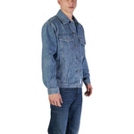 Hugo Boss Light Blue Cotton Jackets & Coat BO-15919600236-IT44 | S