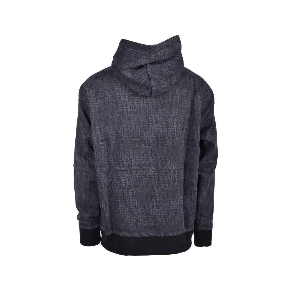 Diesel Gray Cotton Hoody