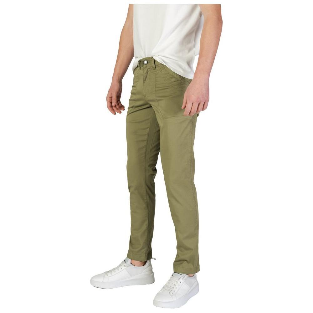 Refrigiwear Green Cotton Pant RE-15822900149-W29