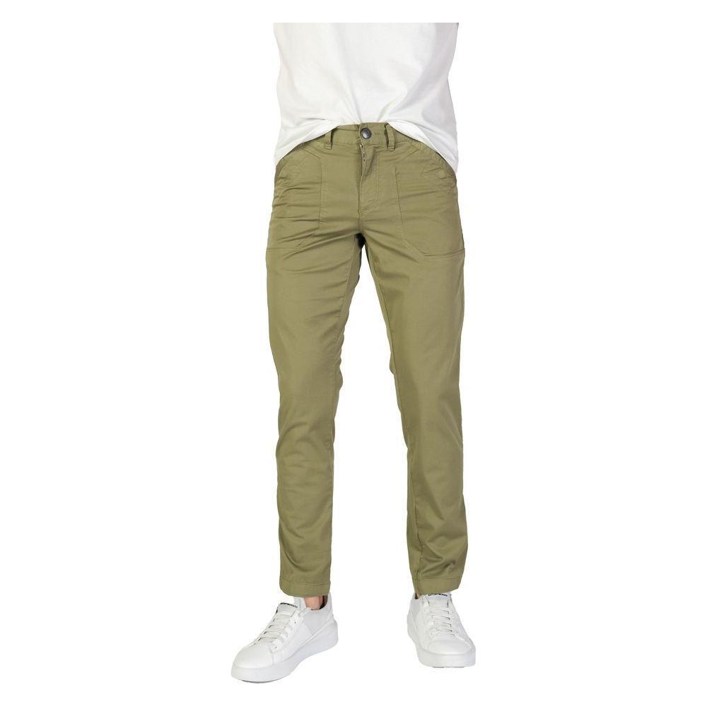 Refrigiwear Green Cotton Pant RE-15822900149-W29