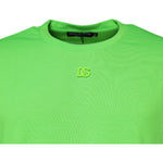 Dolce & Gabbana Green DG Logo Cotton Crew Neck T-shirt TSH87526-50