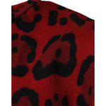 Dolce & Gabbana Red Leopard Print Cotton Sleeveless T-shirt TSH87574-46