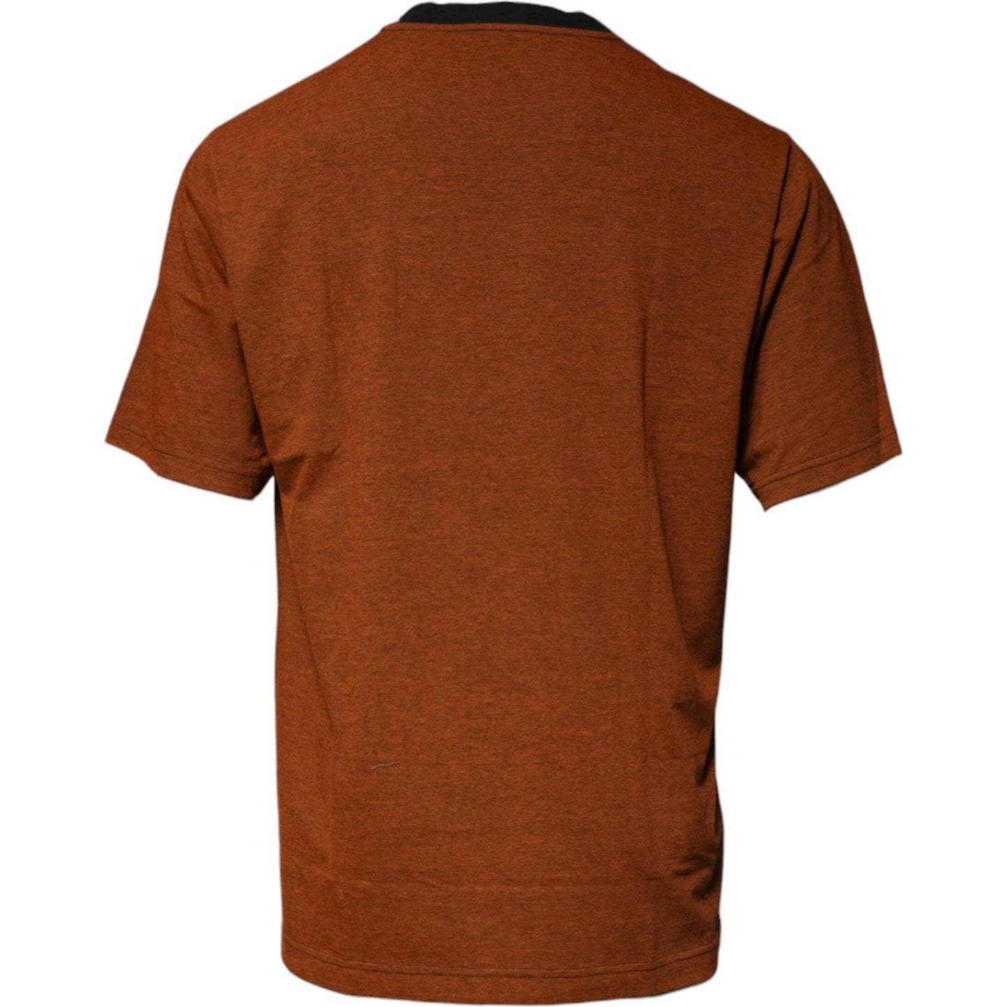 Dolce & Gabbana Brown DG Logo Cotton Crew Neck T-shirt