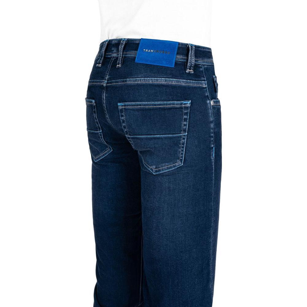 Tramarossa Blue Cotton Men Jean TR-14408-W30