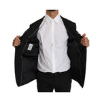 Dolce & Gabbana Black Wool MARTINI Torrero Blazer Jacket KOS1219-1