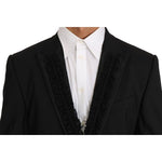 Dolce & Gabbana Black Wool MARTINI Torrero Blazer Jacket KOS1219-1