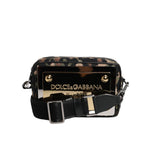 Dolce & Gabbana Multicolor Leopard Jacquard DG Logo Crossbody Bag