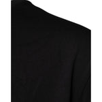 Dolce & Gabbana Black Logo Print Cotton Crew Neck T-shirt
