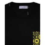 Dolce & Gabbana Black Logo Print Cotton Short Sleeves T-shirt TSH878456-56