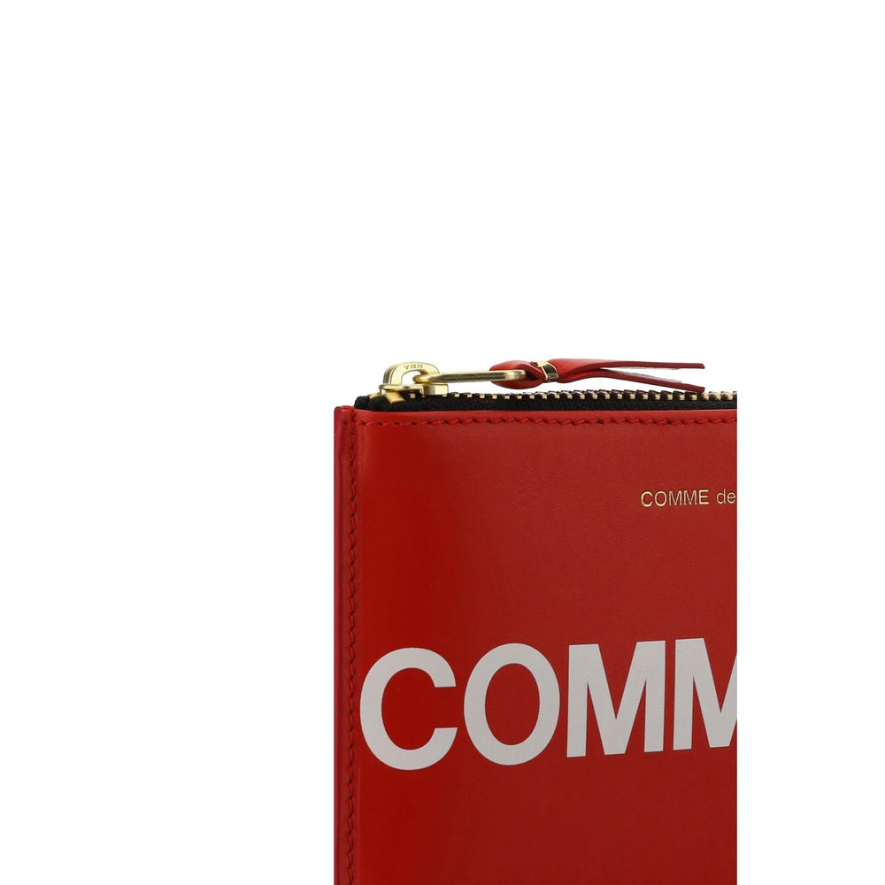 Comme Des Garçons Red Calf Leather Bos Taurus Wallet