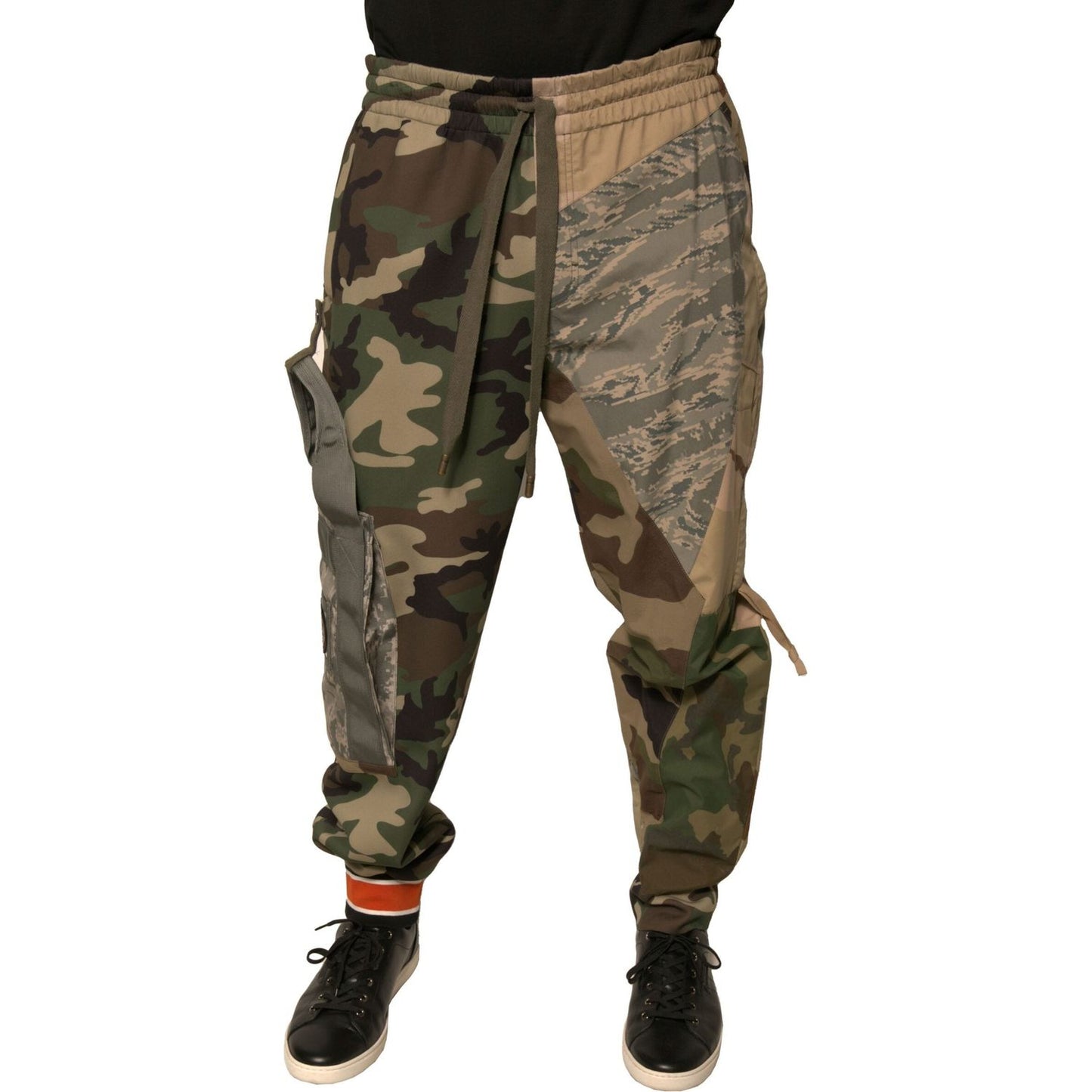 Dolce & Gabbana Multicolor Camouflage Jogger Sweatpants Pants