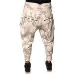 Dolce & Gabbana White Camouflage Cargo Jogger Pants