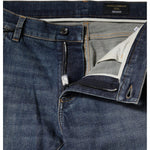 Dolce & Gabbana Blue Logo Plaque Cotton Skinny Denim Jeans