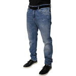 Dolce & Gabbana Light Blue Cotton Men Skinny Denim Jeans