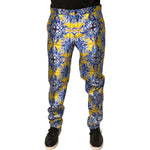 Dolce & Gabbana Multicolor MajolicaSilk Skinny Pants