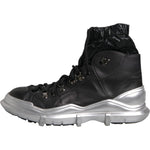 Dolce & Gabbana Black Nylon Galileo High Top Sneakers Shoes