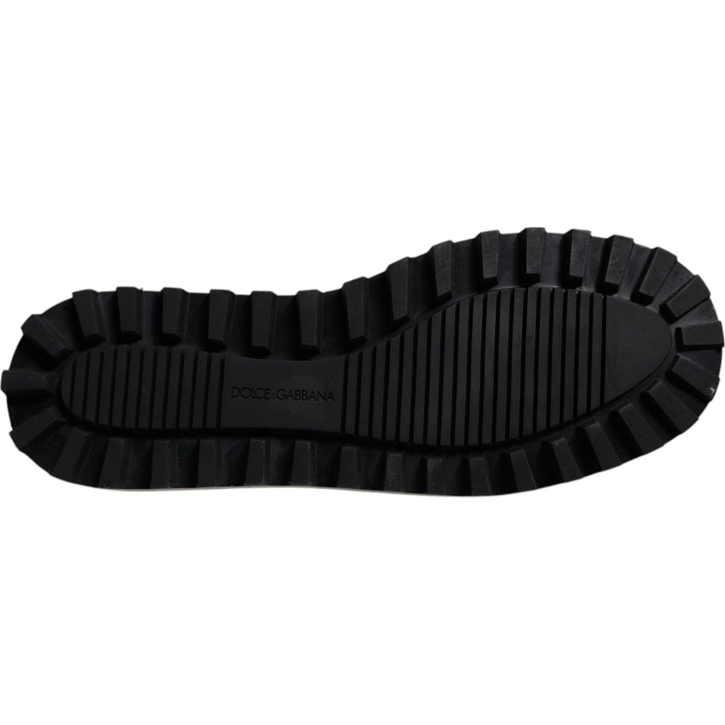 Dolce & Gabbana Black Nylon Quilted Logo Patch Sandals Slides Shoes