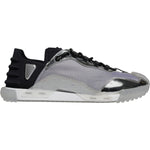 Dolce & Gabbana Silver Black Nylon NS1 Low Top Sneakers Shoes MV6723-43