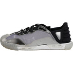Dolce & Gabbana Silver Black Nylon NS1 Low Top Sneakers Shoes MV6724-41.5