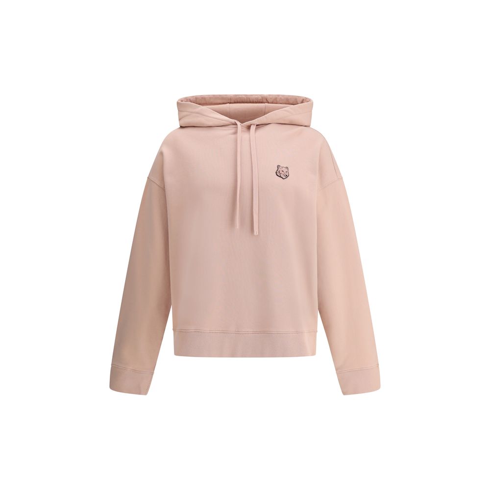 Maison Kitsuné Logoed Cotton Hoodie Maison Kitsuné Tan