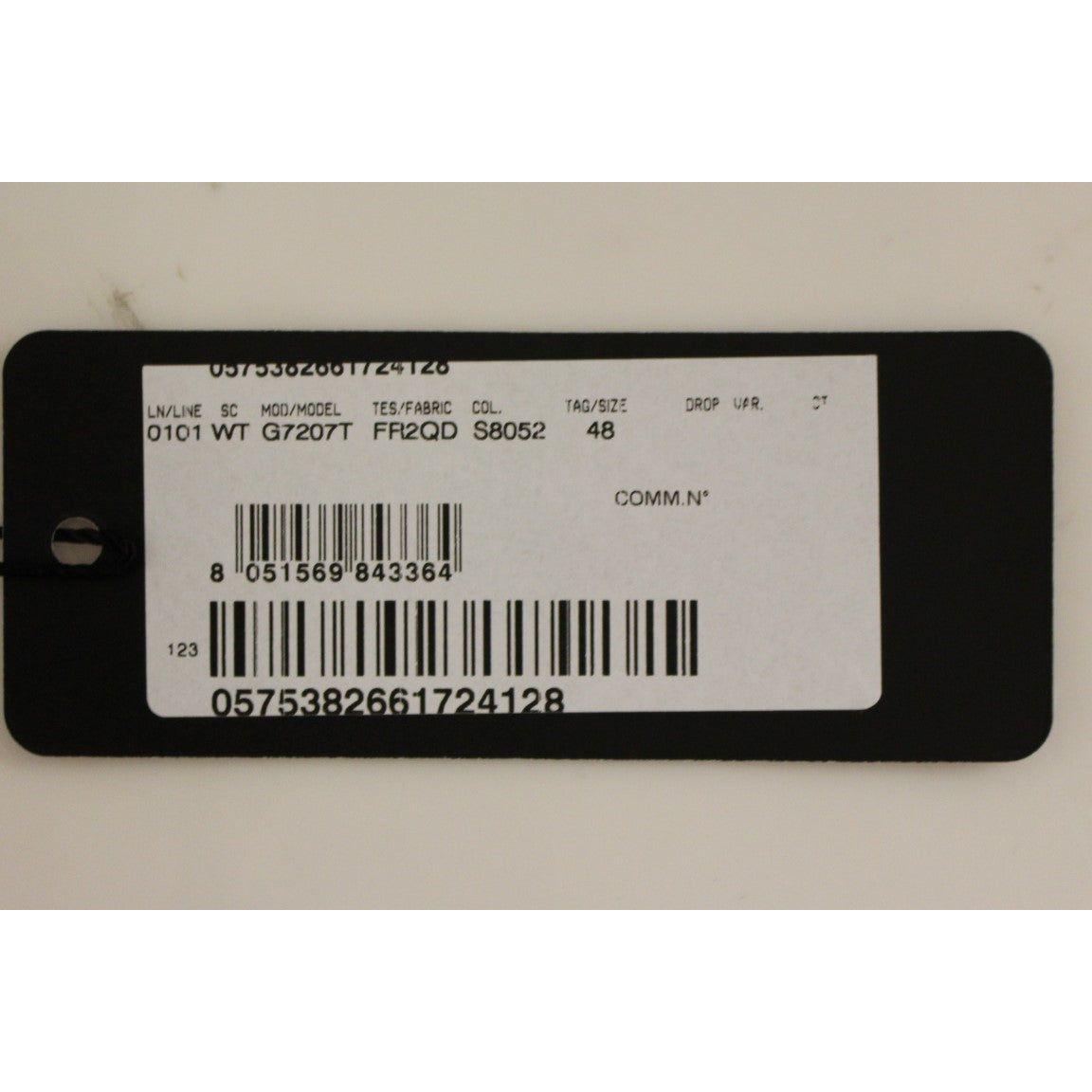 Dolce & Gabbana Gray Striped Wool Single Breasted Vest