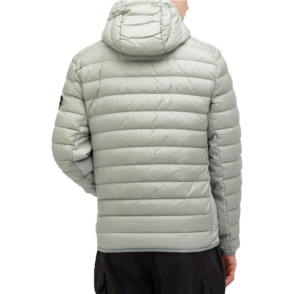 Stone Island Gray Nylon Jacket