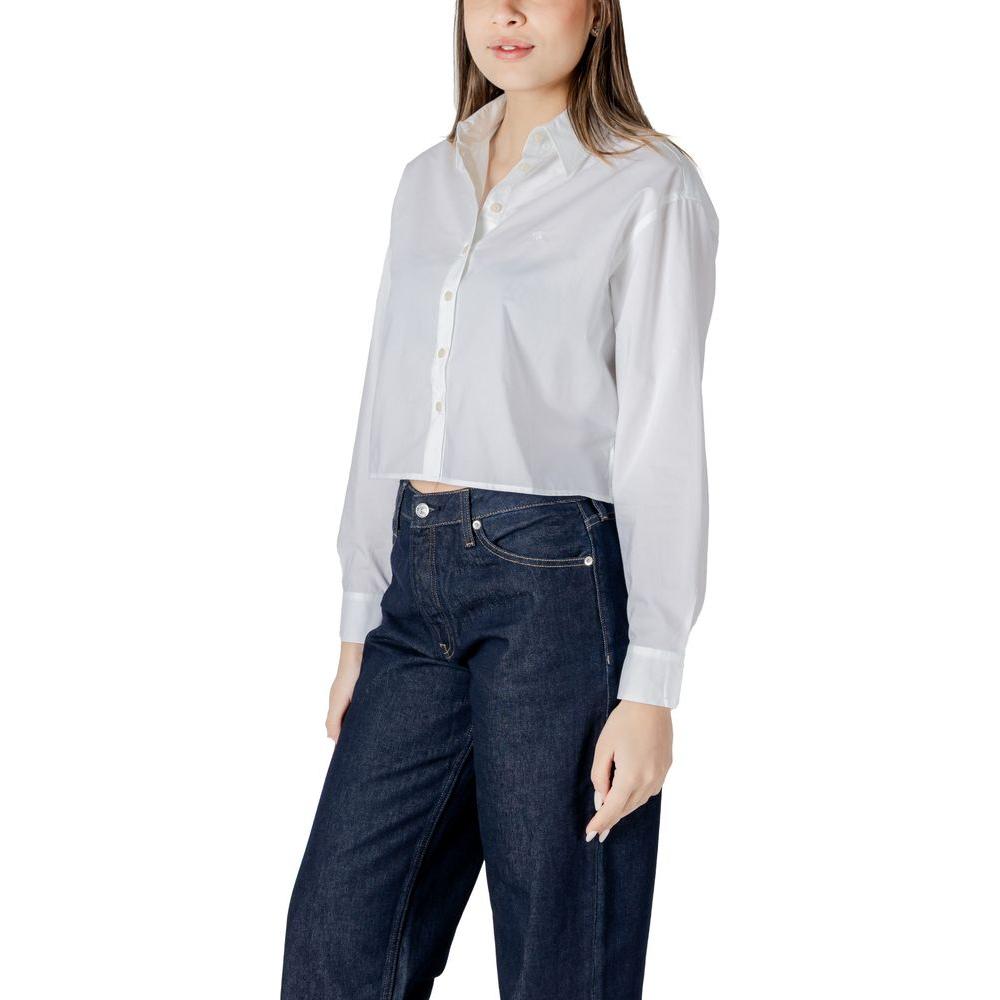 Calvin Klein Jeans White Cotton Shirt