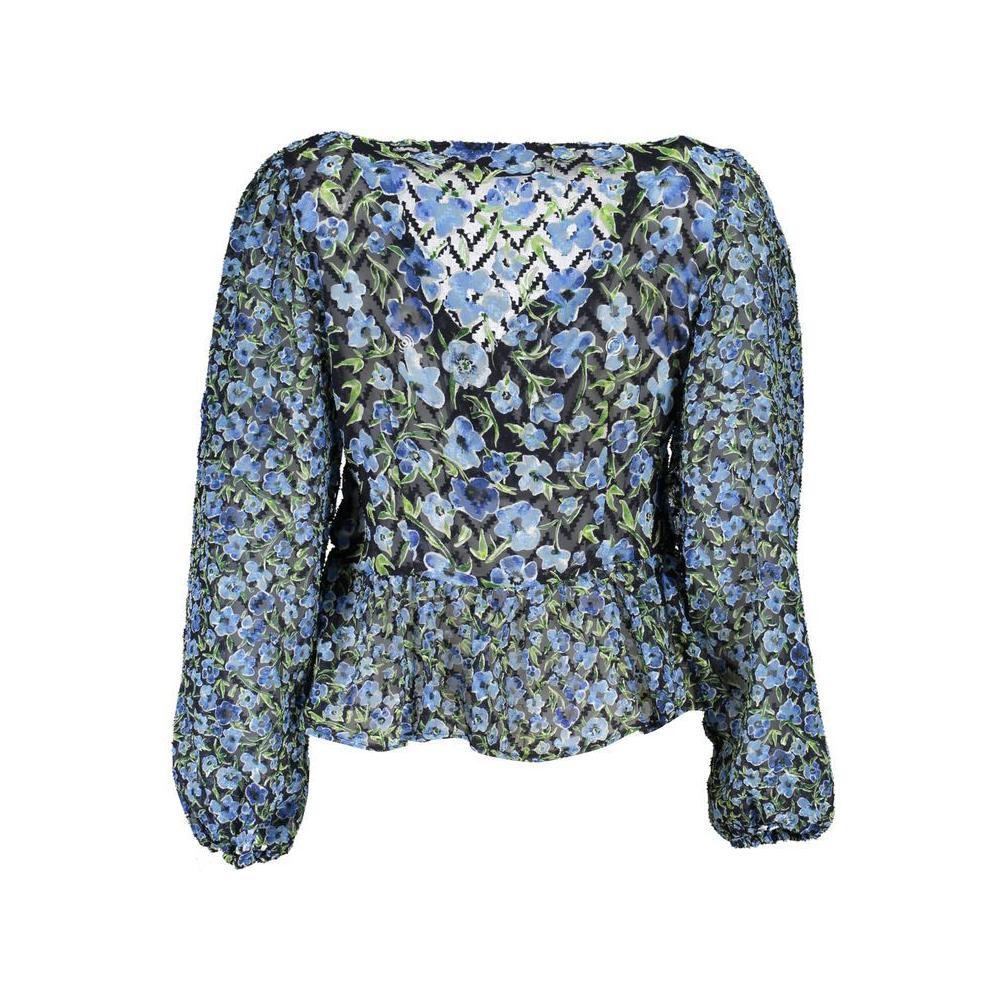 Desigual Blue Polyester Sweater