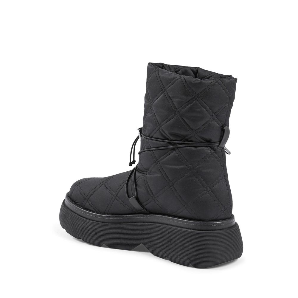 Dee Ocleppo Black Nylon Flat Boots