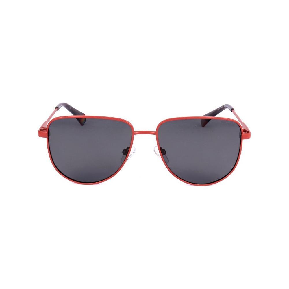 Polaroid Orange Stainless Steel Sunglasses