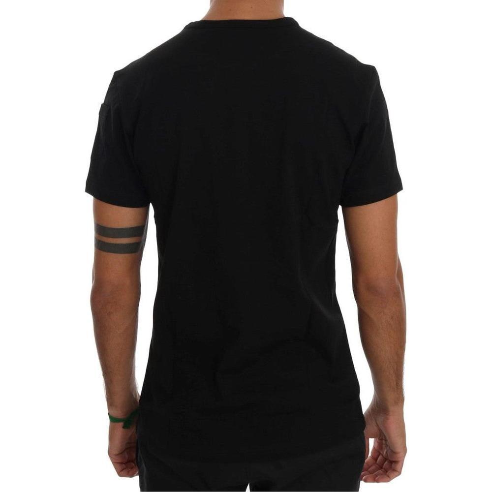 Daniele Alessandrini Black Cotton T-Shirt
