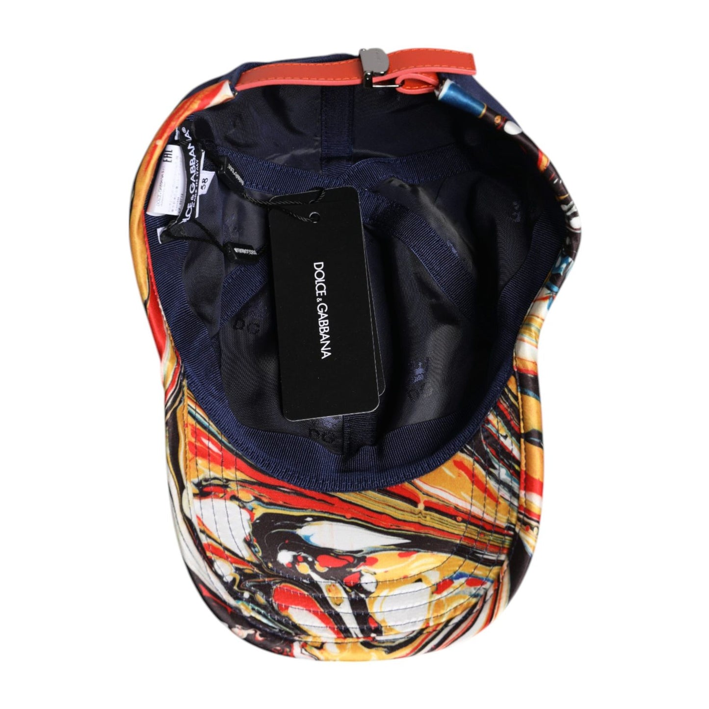 Dolce & Gabbana Blue Cotton 6 Panels Baseball Cap