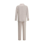 Brunello Cucinelli Silk Suit BR-MB412LDWHC1030-IT54 | XXL
