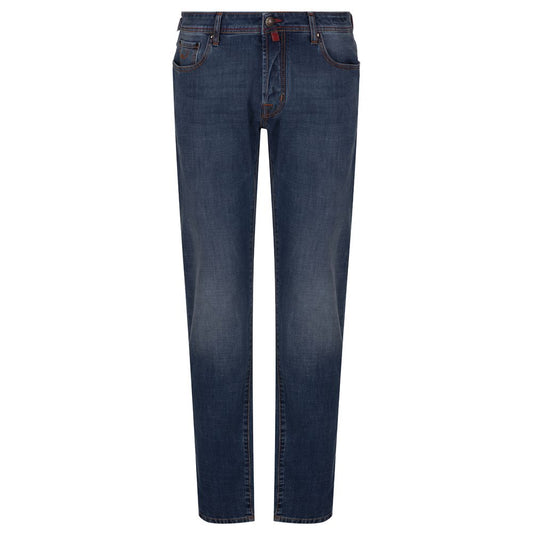 Jacob Cohen Blue Cotton Men's Jeans