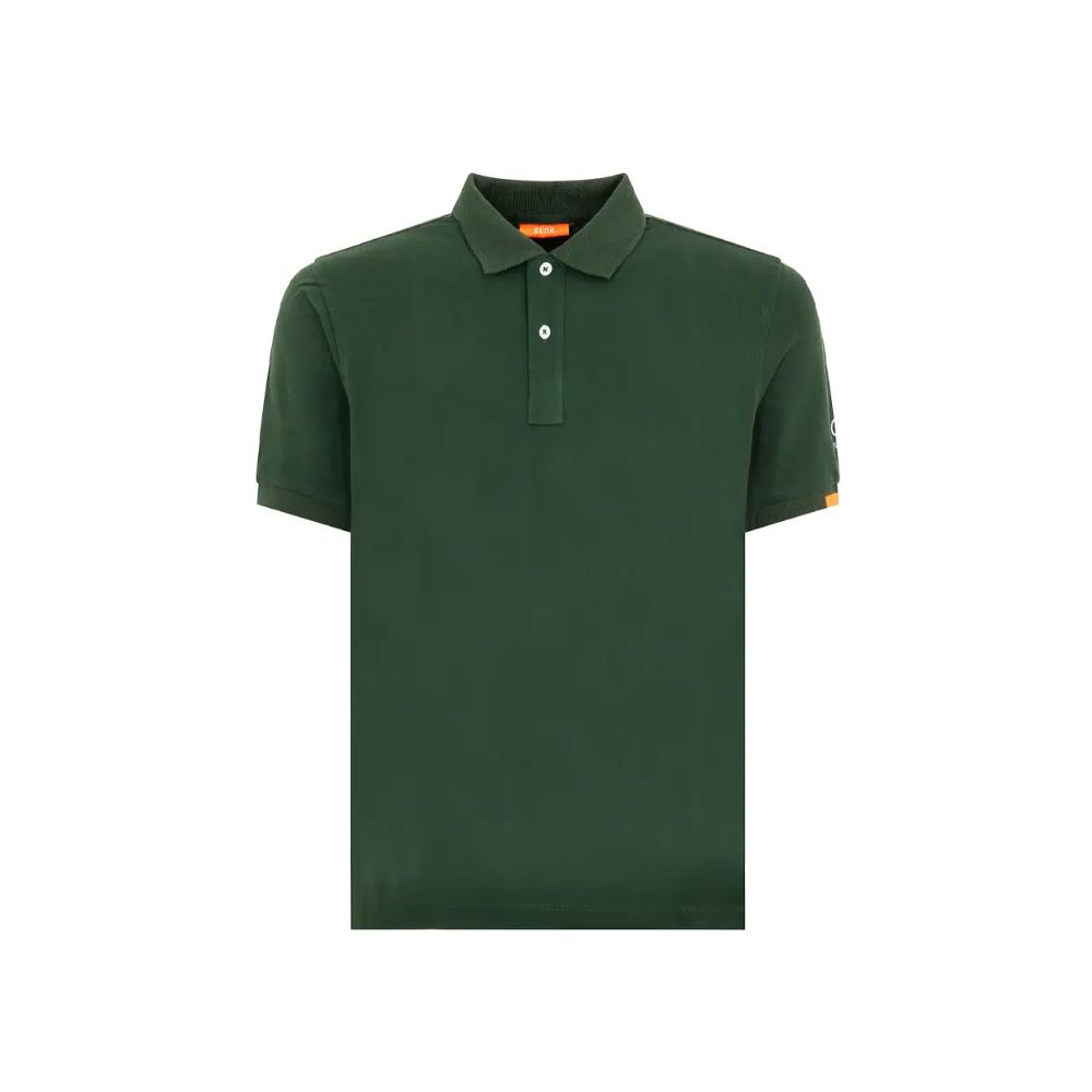 Suns Green Cotton Polo Shirt