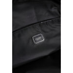 Dolce & Gabbana Black Logo Tape Polyamide School Travel Backpack Bag