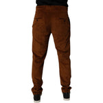 Dolce & Gabbana Dark Brown Corduroy Cotton Skinny Denim Jeans