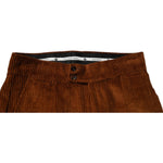 Dolce & Gabbana Dark Brown Corduroy Cotton Skinny Denim Jeans