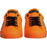 Dolce & Gabbana Orange Portofino Logo Tape Men Sneakers Shoes