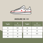 P448 White Leather Sneaker P-3572666-EU36/US6
