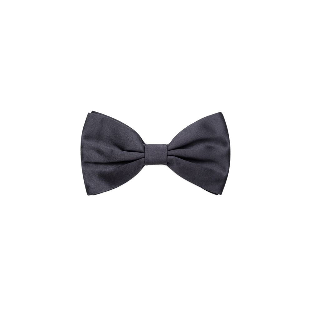 Dolce & Gabbana Gray Silk Bowty