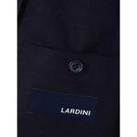 Elegant Blue Cotton Lardini Jacket LA-4194673-IT52 | XL