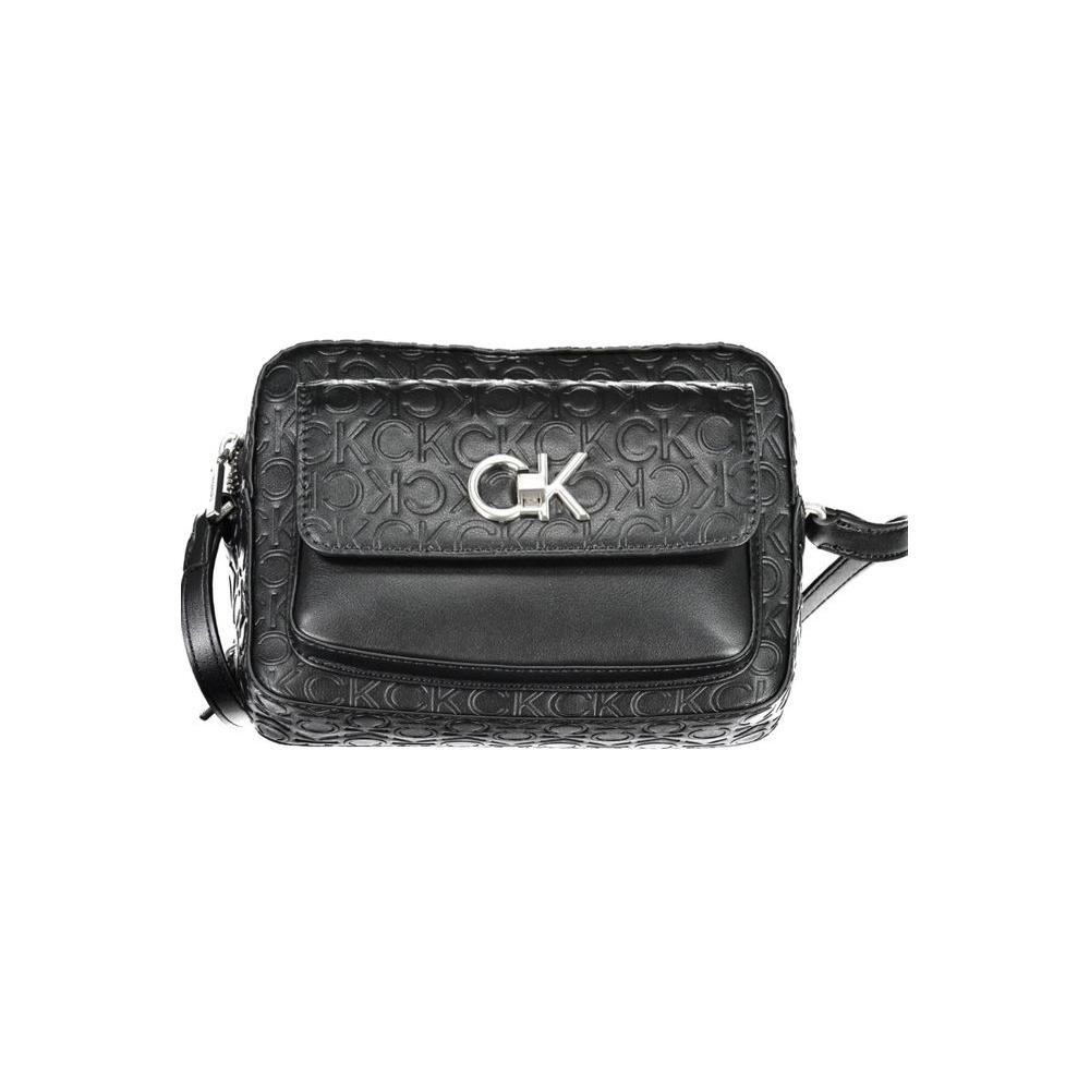 Calvin Klein Black Polyester Handbag