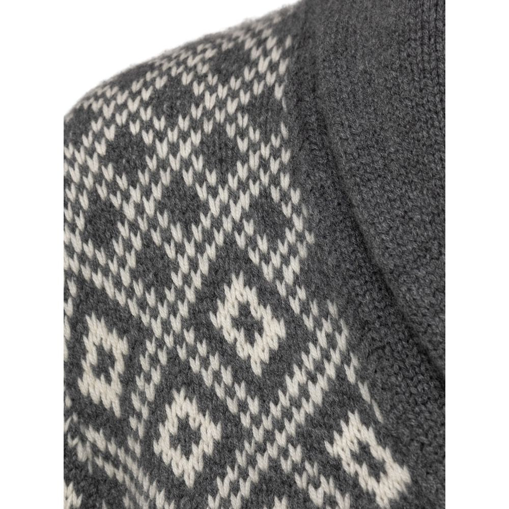 Cruciani Bicolor Cashmere Cardigan