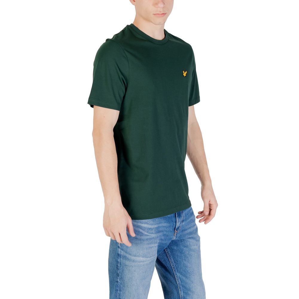 Lyle & Scott Green Cotton T-Shirt Lyle & Scott Gray