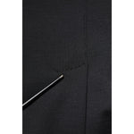 Dolce & Gabbana Black Wool Slim Fit Coat Blazer Jacket Suit JKT4113-48