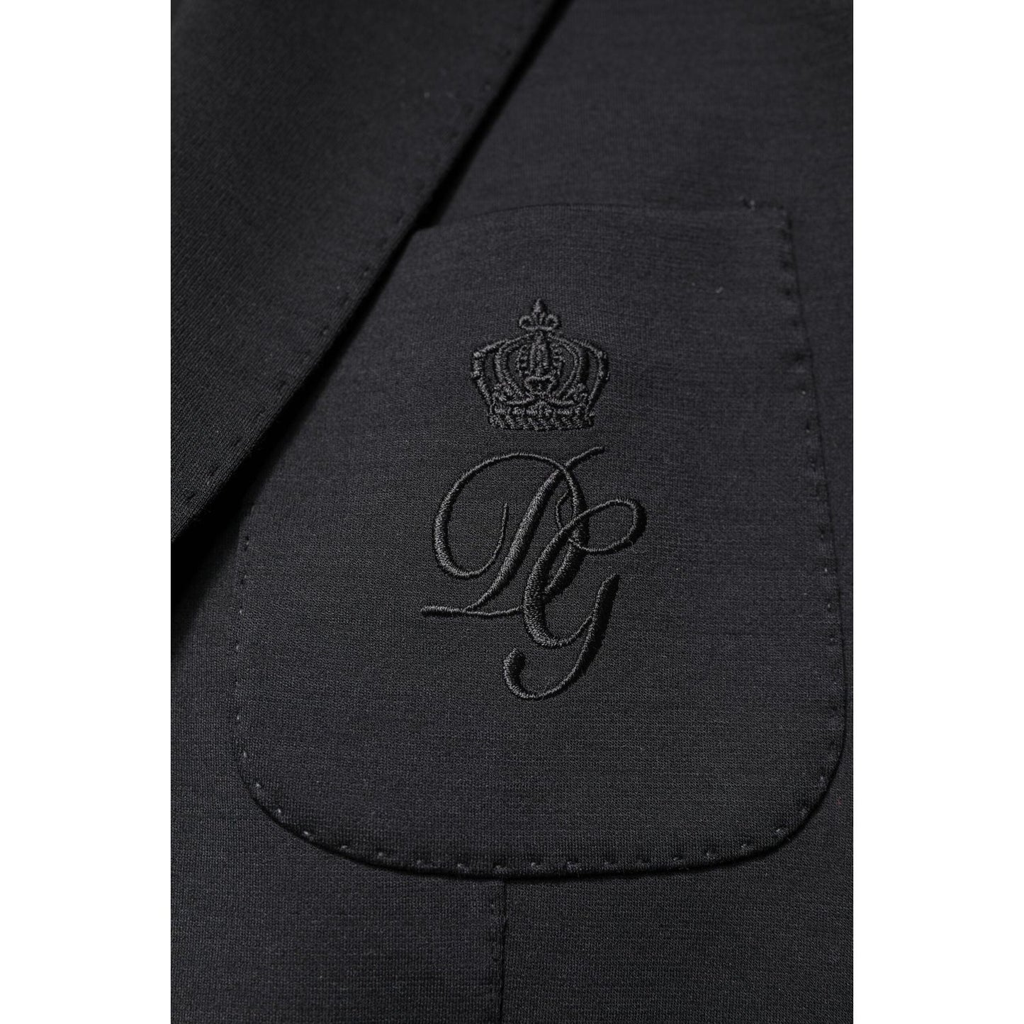 Dolce & Gabbana Black Single Breasted Men Coat Blazer Suit JKT41310-52