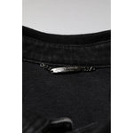 Dolce & Gabbana Black Logo Cotton Stretch Denim Jacket JKT41476-52